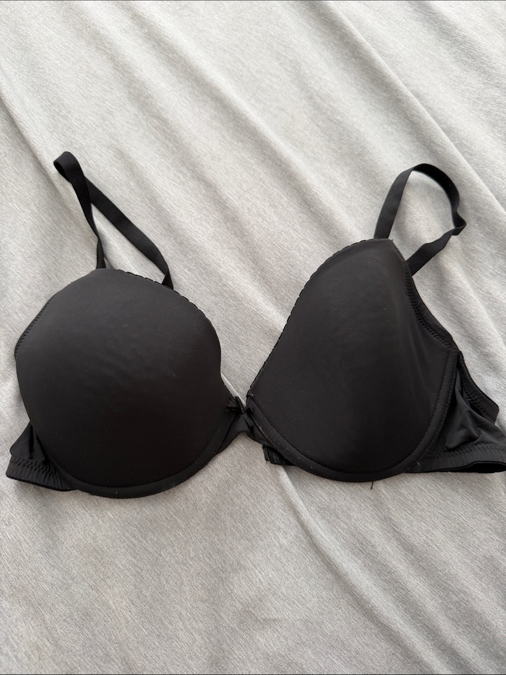H&M Black T-Shirt Bra with Smooth Molded Cups
